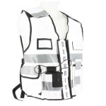 Hoge zichtbaarheid vest Wit
