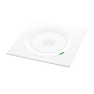 Inbouwset voor vierkant plafond "Spazio Luz" serie