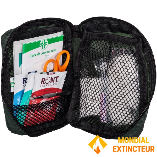 Trousse de secours individuelle Fermeture par zip