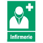 "Infirmerie" bord - PVC A5
