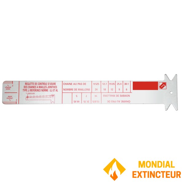 Kettingslijtagemeter