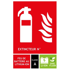 Met water bespoten PVC paneel 12,5 x 19 cm - Klasse A Lithium