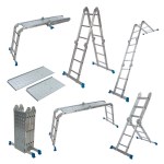 Multifunctionele ladder met platform