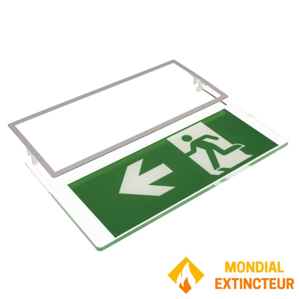 Opbouwlabelhouder voor plafond Model "XENA FLAT"