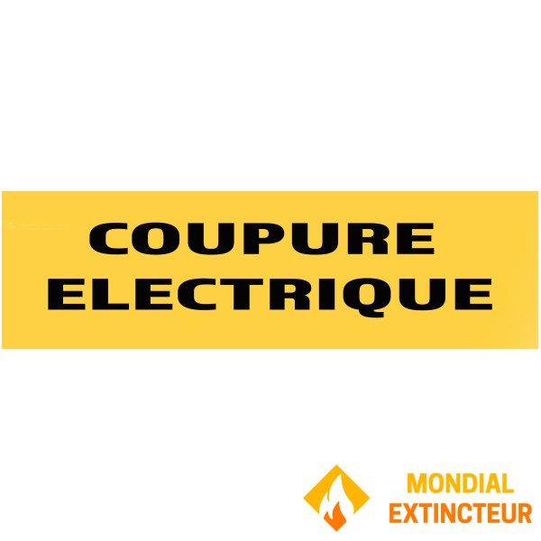 Pannea "elektrische onderbreking" 200mm x 60mm