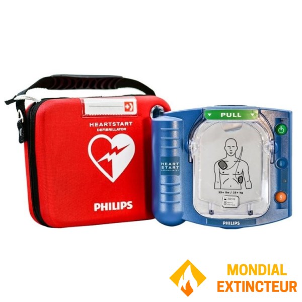 Philips HS1 halfautomatische defibrillator met extra platte hoes