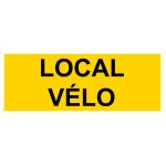 "Plaatselijk fietsbord" - PVC 200x80 mm