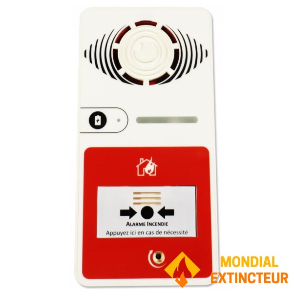 Set van 10 Brandalarmen Type 4 met Flash - NF S32-001 klasse B