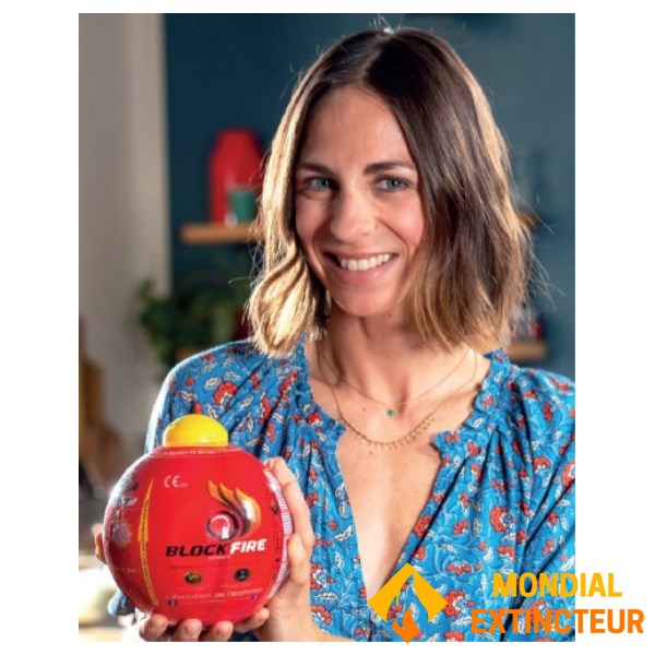 Set van 8 Block Fire brandblusballen - "Choc en Start"