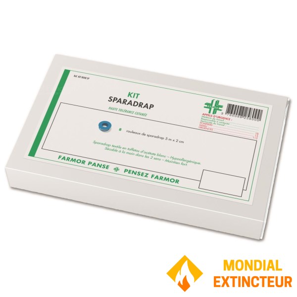 Kit de 8 rouleaux de sparadrap