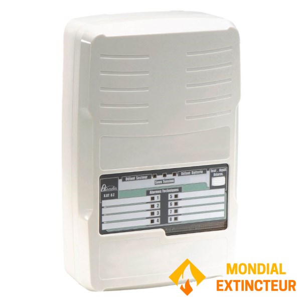 Technisch alarm met 8 zones en 8 relais