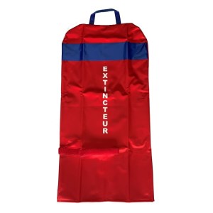 Universele maat brandblusserafdekking voor 6/9L Water - Rood/Blauw