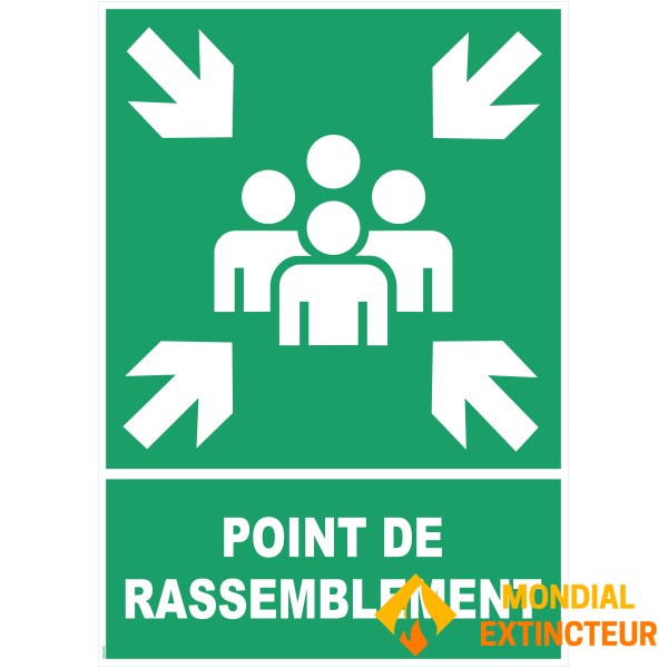 Verzamelplaatsbord - PVC - Formaat A2