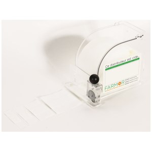 Zelfklevende verbanddispenser voor wandmontage - Transparant polycarbonaat