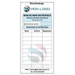 500 spesialtilpassede etiketter for "Pull &amp; Drop-bokser"