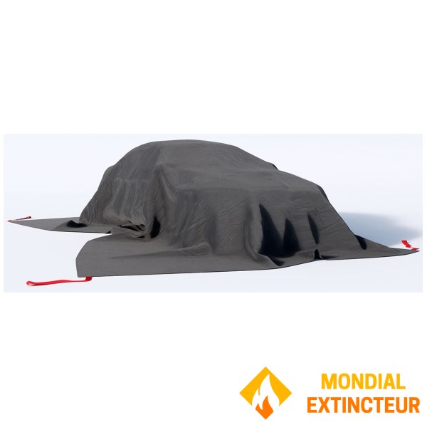 Brannteppe til engangsbruk for biler - 600 X 800 cm