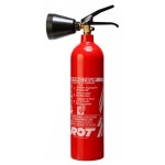 CO2 brannslukningsapparat kapasitet 2Kg NF - Merke ROT