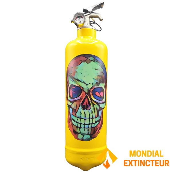 Design brannslukningsapparat "BRUSH SKULL"