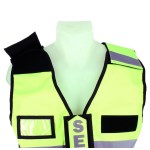 Fluorescerende gul vest med høy synlighet