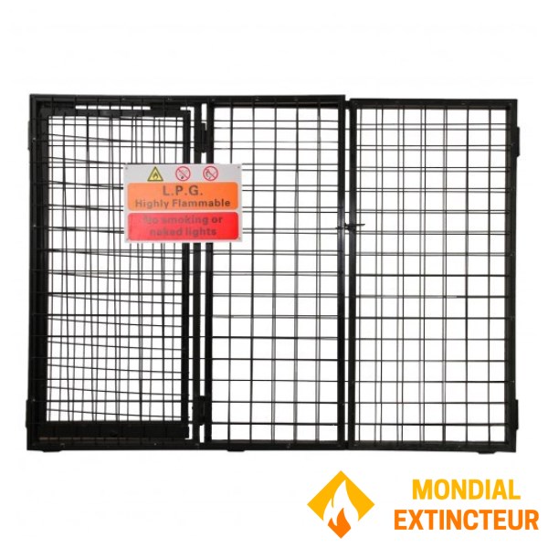 Metallbur for gassflasker - 118 cm