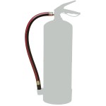 NOCLEA-slange for 6 kg pulverapparat