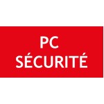 PVC "PC-sikkerhetsskilt" - 200x100 mm