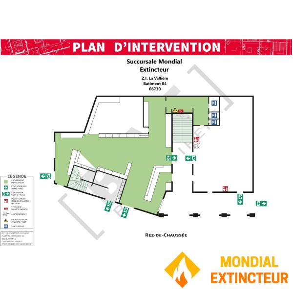 Serviceplan - PVC 1 mm - A2-format