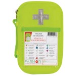 2/4 personers fluorescerende førstehjelpsskrin for bil