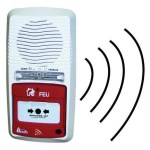 Autonomiczny alarm radiowy Axendis typu 4, zasięg 100 metrów - bez repeatera