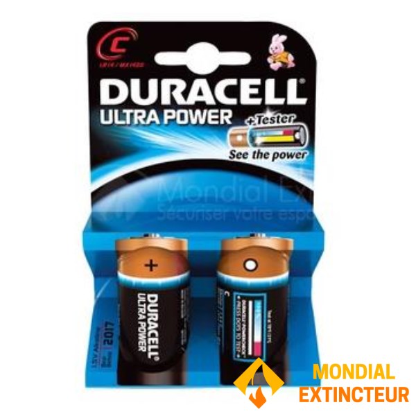 Blister 2 baterii DURACELL 1,5 V LR14