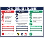 Instrukcje bezpieczeństwa – PVC - A4