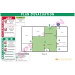 Plan drenażu PVC 2 mm - standardowy format A3