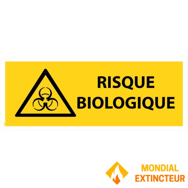 Znak "zagrożenia biologicznego" - PVC 200x80 cm