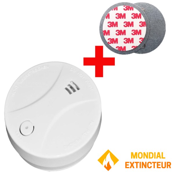 Detector de fumaça + pacote de montagem magnética