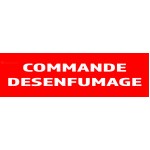 20 Painel "de controle de fumaça" 200 mm x 60 mm