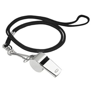 Apito de fuga em aço inoxidável