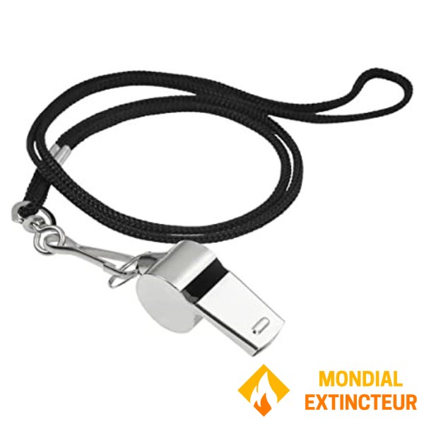 Apito de fuga em aço inoxidável