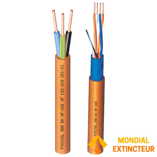 Bobina 100 m – Cabo 2 x 1,5 mm² CR1–C1