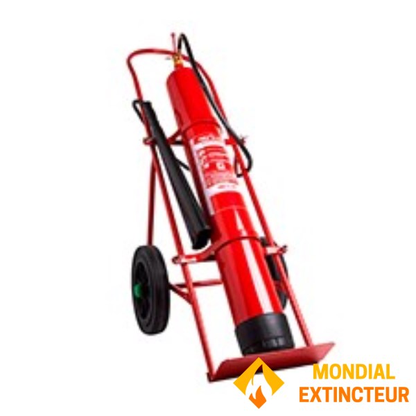 Carrinho de extintor de incêndio para extintor de Co2 de 5 kg