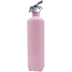 Extintor de pó ABC rosa, capacidade de 1 kg
