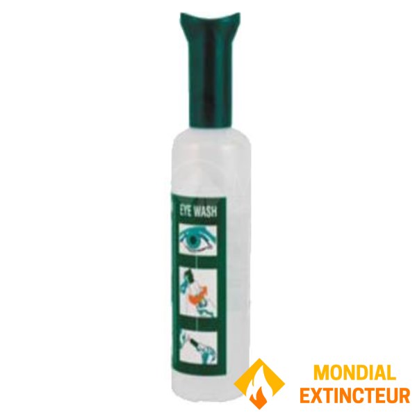 Frasco de 500 ml de solução oftálmica estéril