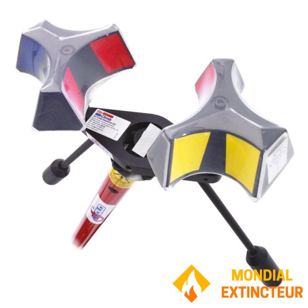 Kit completo para desmontar e testar detectores de fumaça e calor a 6 m