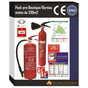 Kit especial para lojas completo com alarme tipo 4 - 200 m² - França