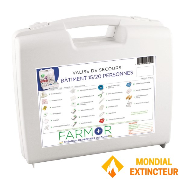 Kit de primeiros socorros "para" 15/20 pessoas