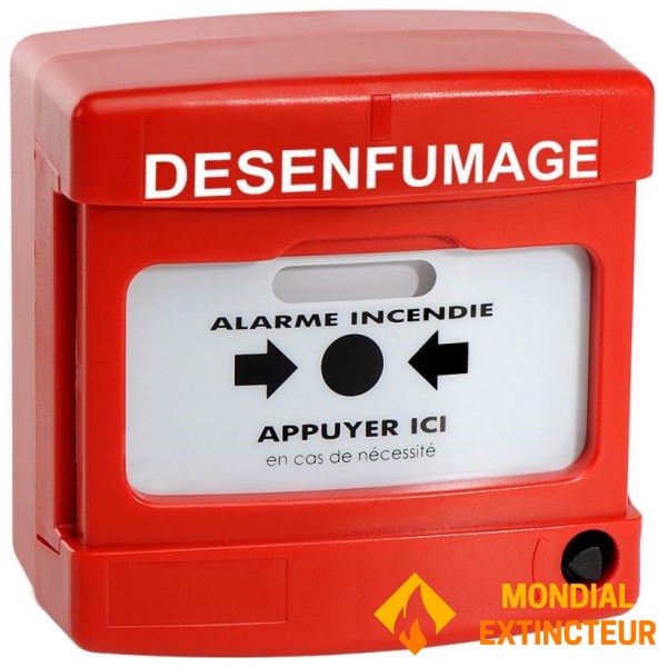 Liberação manual para extração de fumaça