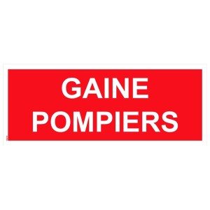 PVC rígido "GAIN FIREFIGHTER" 150 X 50 mm