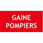 PVC rígido "GAIN FIREFIGHTER" 200 X 100 mm