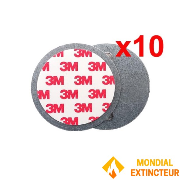 Pacote com 10 kits de fixação magnética