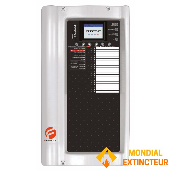 Painel de controle de fumaça residencial Finesecur Égée LCD