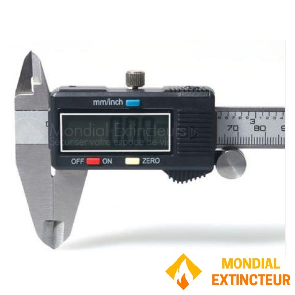 Paquímetro eletrônico, precisão de 0,01 mm